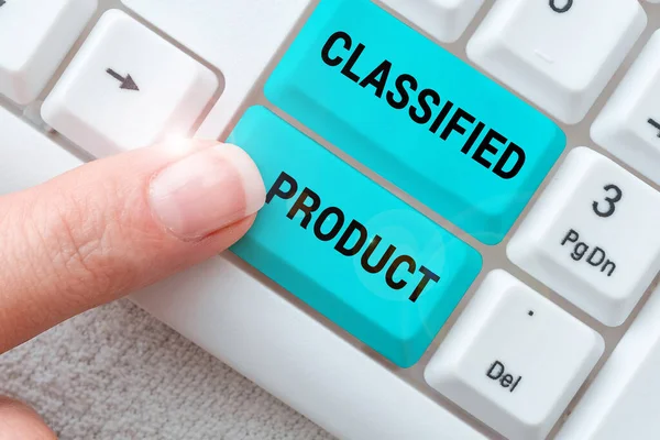 손쓰기 Classified Product Word Senacous Data Top Secret Unauthorized Disclosure — 스톡 사진