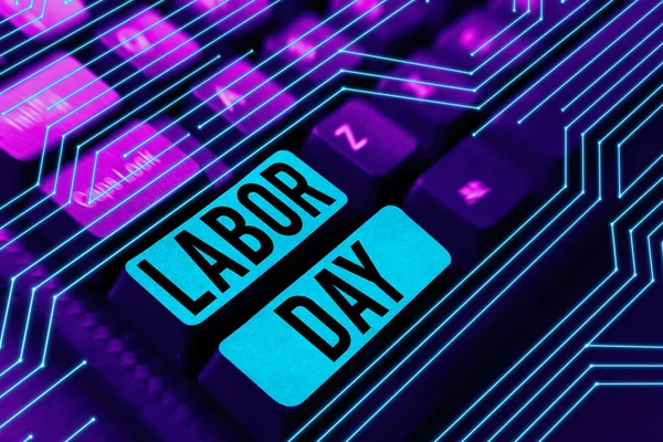 Handwriting text Labor Day, Business overview an annual holiday to celebrate the achievements of workers