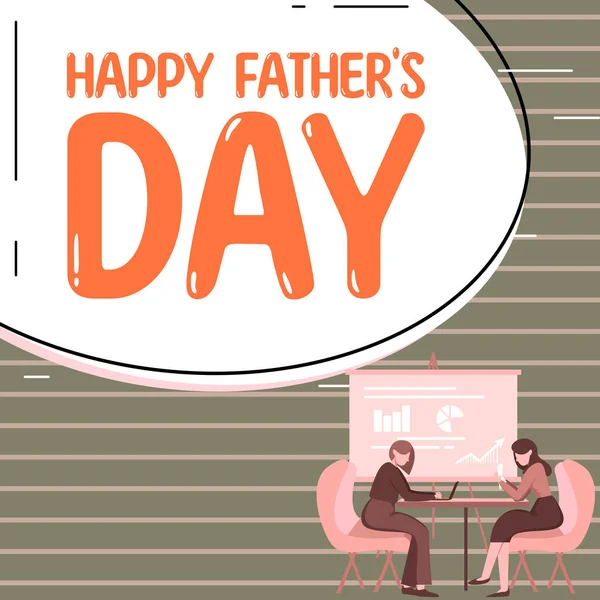 Inspiration showing sign Happy Fathers Day, Word for time of year to celebrate fathers all over the world
