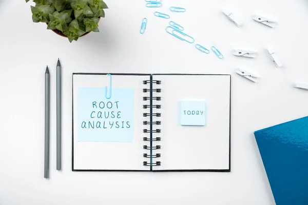 Root Cause Analysis Business Showcase Method Problem Solving Identify Fault — 스톡 사진