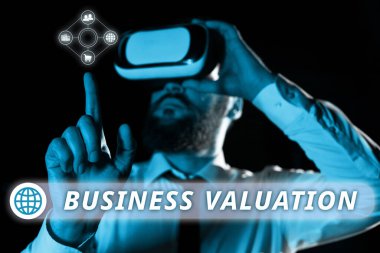 İş Değerlerini sunan metin başlığı, tüm bir işletmenin ekonomik değerini belirleyen iş gösterisi