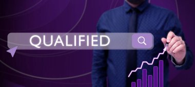 Kavramsal görüntü Nitelikli, Resmi olarak belli bir işi yapmak için eğitilmiş Sözcük Belgelenmiş