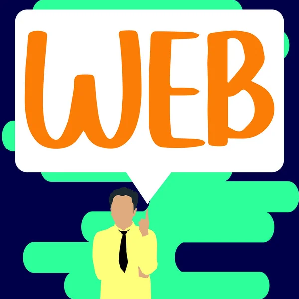 Hand Writing Sign Web Internet Concept System Internet Servers Support — Stockfoto