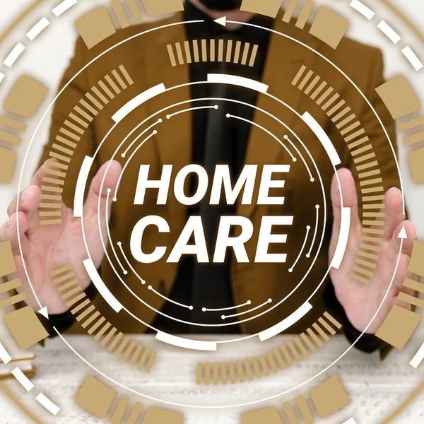 Conceptual Display Home Care Word Place People Can Get Best — 스톡 사진