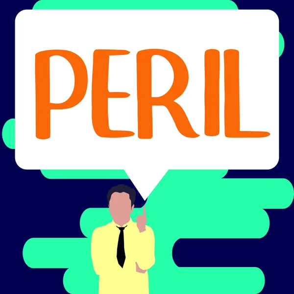 Tekst Bijschrift Presenteren Peril Business Idee Geeft Iets Extreem Moeilijk — Stockfoto