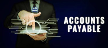 Bir şirketin tedarikçilerine borçlu olduğu Ödenebilir ve İşletme yaklaşım parasını gösterme belgesini imzala