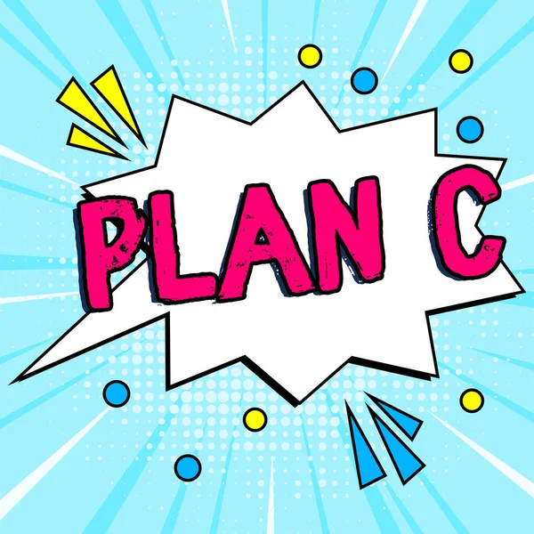 Texto Mostrando Inspiração Plan Business Showcase Ones Last Backup Strategy — Fotografia de Stock