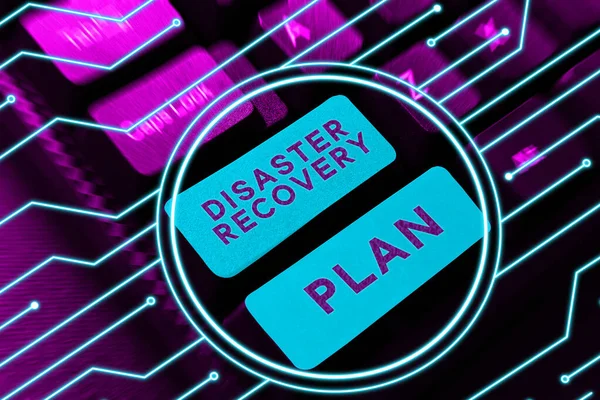 Conceptual Caption Disaster Recovery Plan Business Approach Having Backup Measures — Stock Photo, Image