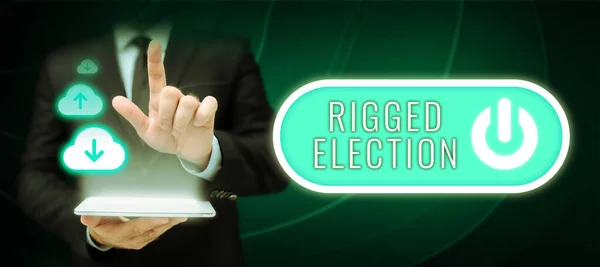 Handwriting Text Rigged Election Business Approach Manage Drilling Operations Minimize — Stock Photo, Image