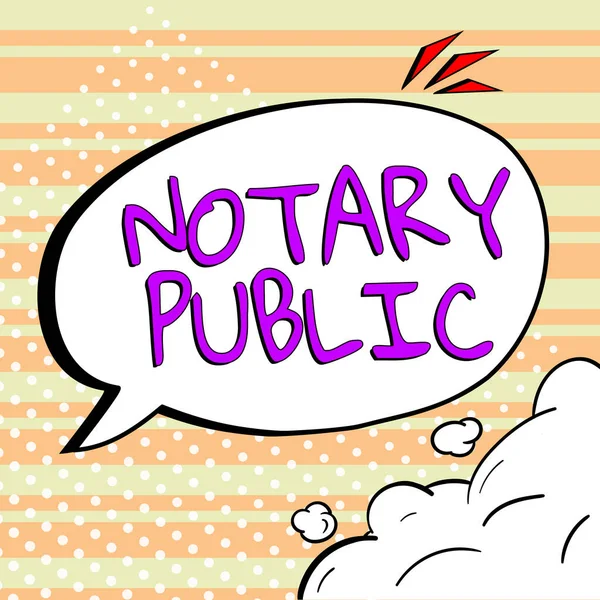 Firma Escritura Mano Notario Público Palabra Para Legalidad Documentación Autorización —  Fotos de Stock