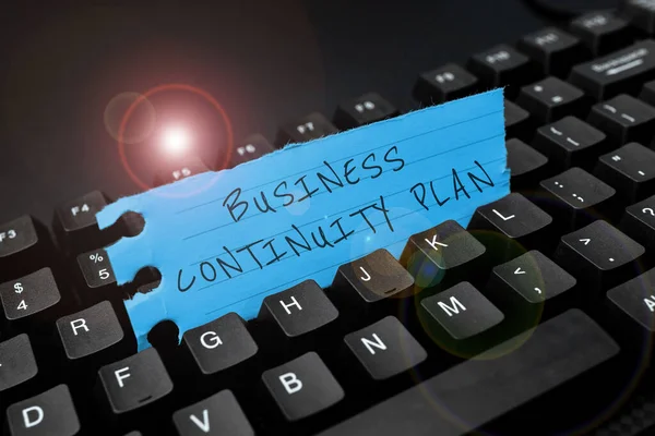 Inspiration Showing Sign Business Continuity Plan Business Idea Creating Systems — Stock fotografie