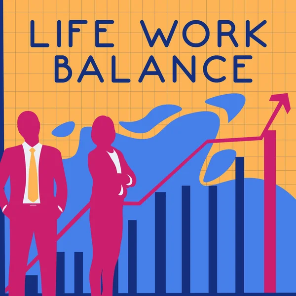 Handwriting text Life Work Balance, Concept meaning stability person needs between his job and personal time