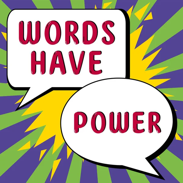 Conceptual Display Words Have Power Word Written Energy Ability Heal — Stock Photo, Image
