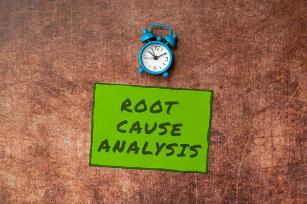 Handwriting Text Root Cause Analysis Internet Concept Method Problem Solving — Stock Photo, Image
