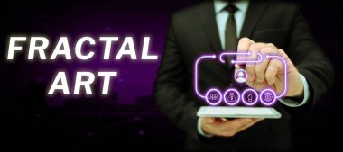 İlham kaynağı olan Fraktal Sanatı ve İnternet 'i gösteren metin Açık tartışmada kullanılan bir web sitesinin yerini veya bölümünü kavrayınız
