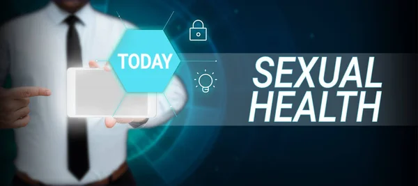 Szexuális Egészség Szó Egészségesebb Testre Kielégítő Szexuális Élet Pozitív Kapcsolatok — Stock Fotó