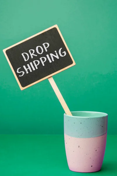 Handwriting Text Drop Shipping Internet Concept Send Goods Manufacturer Directly — Stock Photo, Image