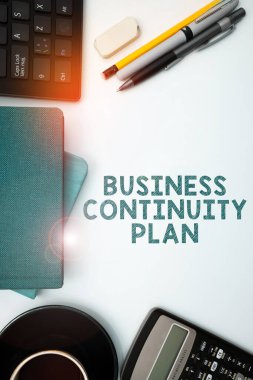 Ticari Devamlılık Planı kavramsal görüntüleme, sistem önleme anlaşması potansiyel tehditler için sözcük