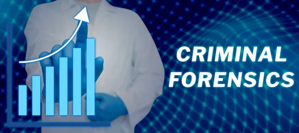 Visualizzazione Concettuale Criminal Forensics Internet Concept Federal Offense Actions Attività — Foto Stock