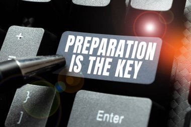 Kavramsal görüntü hazırlığı, bir şeyi servise ya da kullanıma hazır hale getirmenin anahtar, kavramsal fotoğraf eylemidir