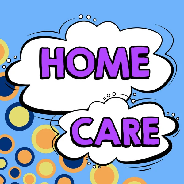 Handwriting Text Home Care Business Approach Place People Can Get — Stock Fotó