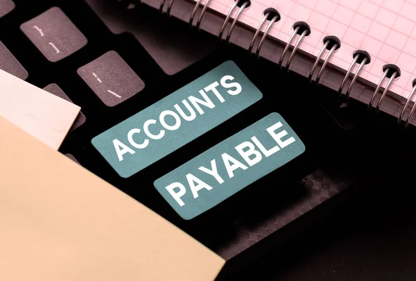 가능성 Concepeption Caption Accounts Payable 공급자들에게 — 스톡 사진