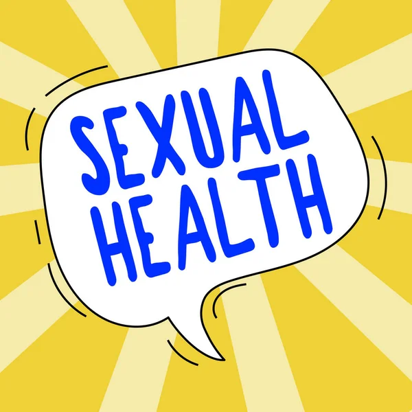 Koncepční Zobrazení Sexuální Zdraví Obchodní Koncept Zdravější Tělo Spokojenost Sexuální — Stock fotografie