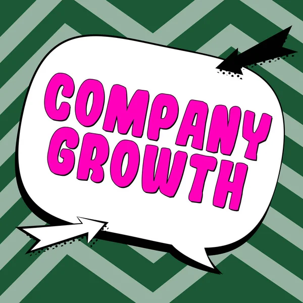 Inspiration Showing Sign Company Growth Business Idea Long Term Stage — Zdjęcie stockowe