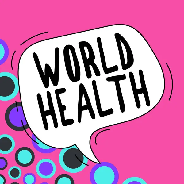 Handschriftliches Schild World Health Business Concept Weltaktionstag Zur Bekämpfung Des — Stockfoto