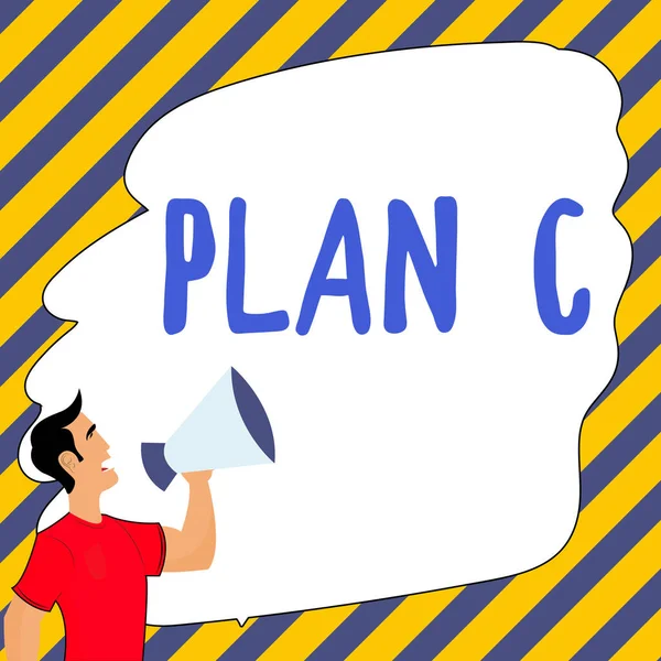 Tekst Bijschrift Presenteren Plan Business Overview Ones Last Back Strategie — Stockfoto