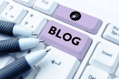 Kavramsal ekran günlüğü, İş Vitrini Düzenli olarak güncellenmiş bir web sayfası Konuşma stili ile yazılmış
