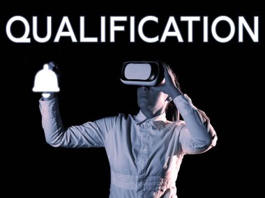 İlham niteliklerini gösteren metin, İş Genel Görünümü Resmi izin ve özel bir iş yapmak için sertifika