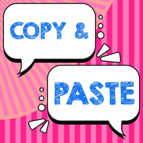 Κείμενο Που Δείχνει Έμπνευση Copy Paste Business Overview Μια Απομίμηση — Φωτογραφία Αρχείου