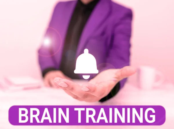 Tekst Pokazujący Inspirację Trening Mózgu Business Approach Mental Activities Maintain — Zdjęcie stockowe