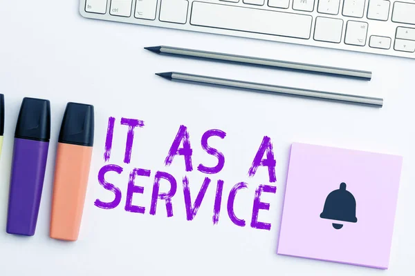 Konzeptionelle Bildunterschrift Service Business Überblick Informationstechnologie Die Dienstleistungen Für Unternehmen — Stockfoto