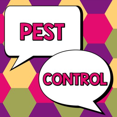 Hand writing sign Pest Control, Business idea Killing destructive insects that attacks crops and livestock