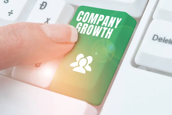 Text Showing Inspiration Company Growth Concept Meaning Long Term Stage — Φωτογραφία Αρχείου