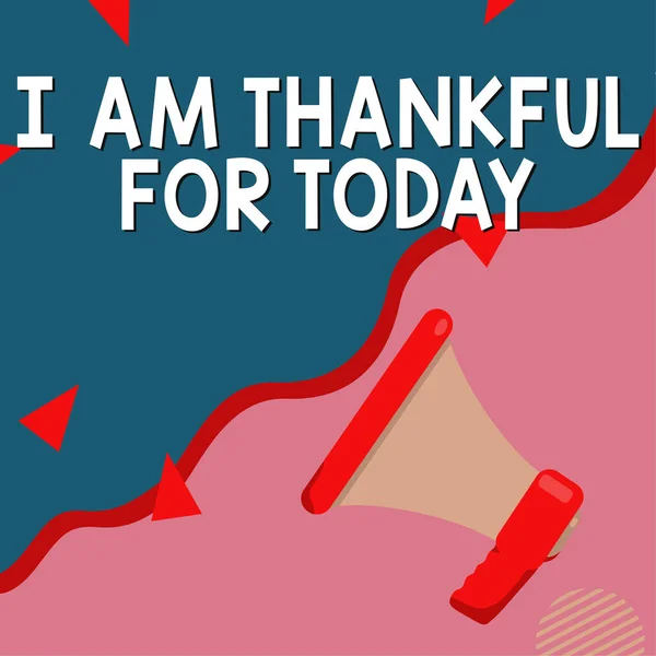 Текст Показує Натхнення Сьогодні Концепція Означає Вдячний Життя Одного Дня — стокове фото