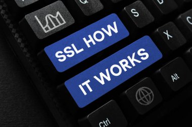 Ssl 'nin nasıl çalıştığını gösteren imzayı at, Tüm iletilen verileri şifrelemek için konsept oturum anahtarını kullan