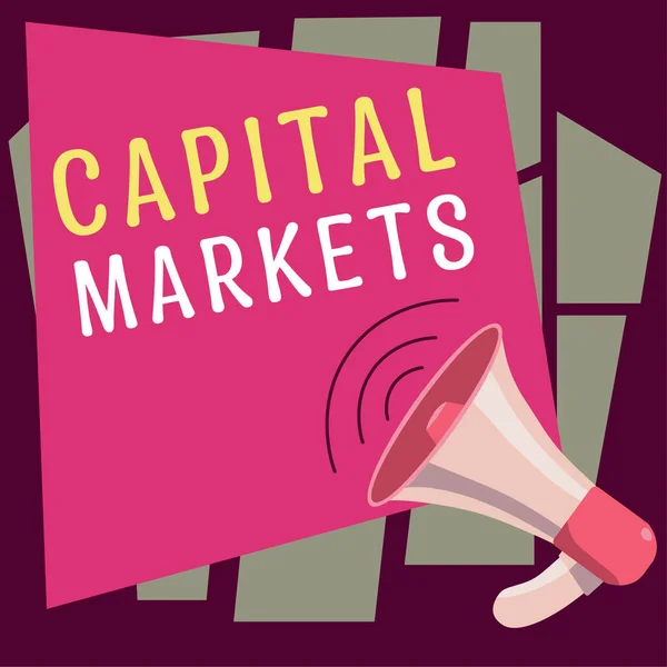 Написання Текстів Capital Markets Бізнес Демонстрація Дозвіл Бізнес Бізнес Дозвіл — стокове фото