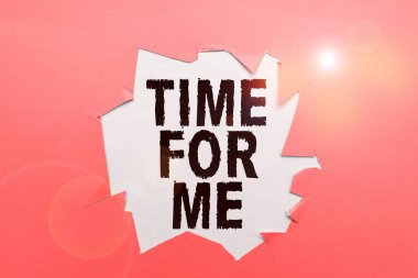 Benim için Zaman 'ı göster, iş özeti. Kendime zaman ayıracağım. Meditasyon yapacağım. Mutluluk.