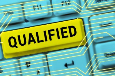 Metin gösterimi nitelikli, iş konsepti resmi olarak belirli bir işi yapmak için eğitilmiş