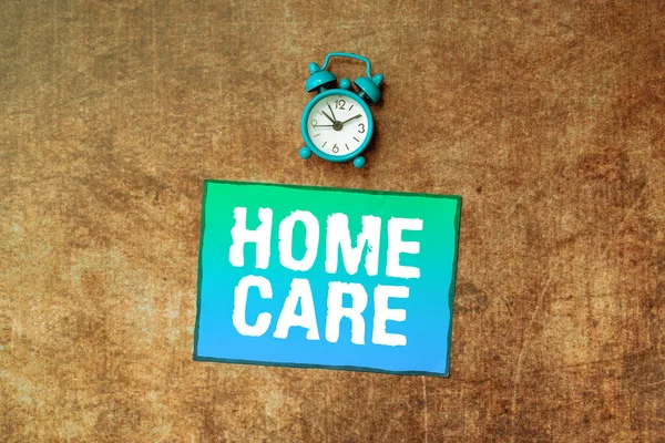 Escrevendo Exibindo Texto Home Care Word Place Onde Pessoas Podem — Fotografia de Stock