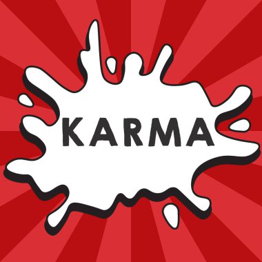 Kavramsal başlık Karma, bu ve daha önceki varoluş hallerindeki bir kişinin eylemlerinin toplamı için kelime