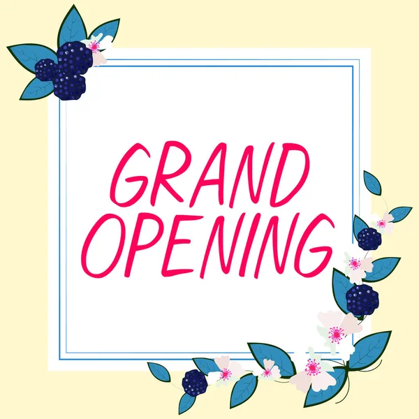 Conceptual Display Grand Opening Internet Concept Ribbon Cutting New Business — 스톡 사진