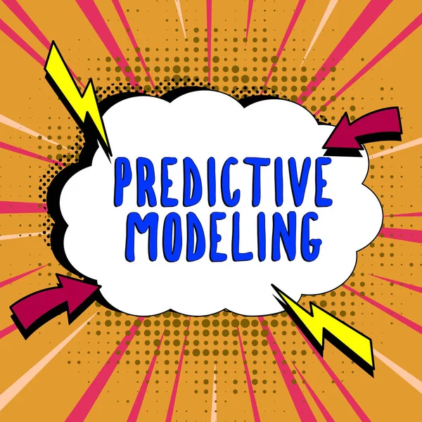 Concepeption Predictive Modeling 분석에 전략을 — 스톡 사진