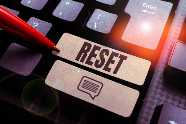 Conceptual display Reset, Business approach cause device return to its factory mode Set again zero start point