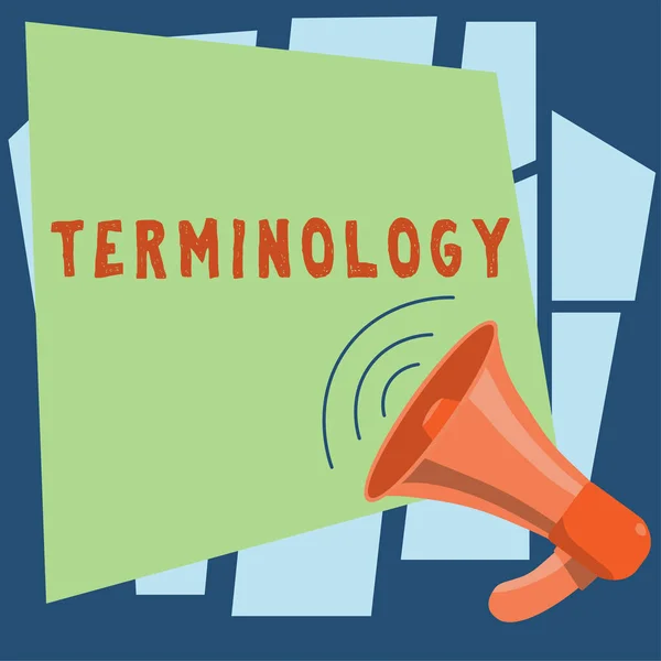 Çalışmalarda Kullanılan Kavramsal Ekran Terminolojisi Vitrini Terimleri — Stok fotoğraf