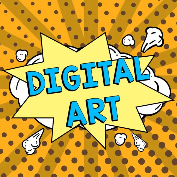 Writing Displaying Text Digital Art Business Idea Use Skill Creative — Stockfoto