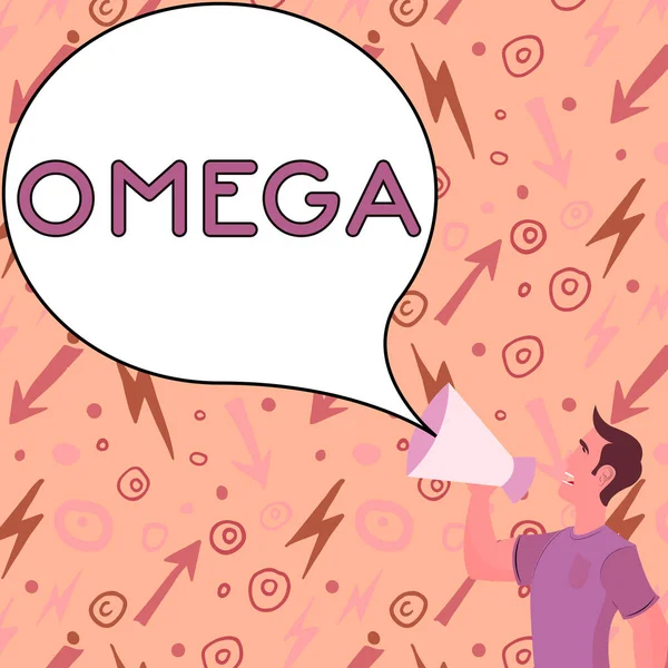 概念展示Omega 商业概念类必需脂肪酸降低胆固醇和低密度脂蛋白水平 — 图库照片